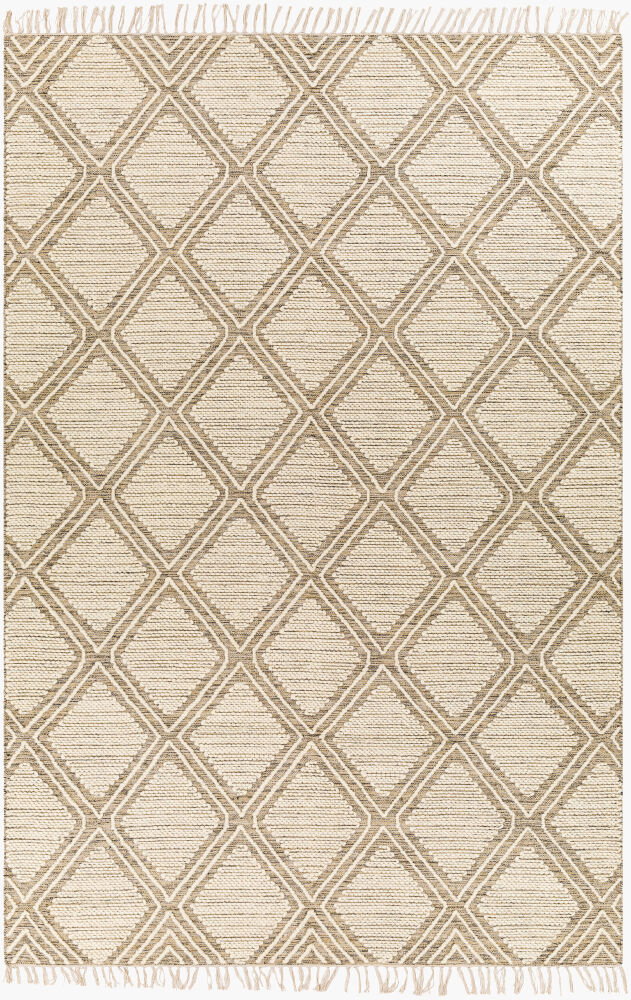 Bedouin Handmade Rug, by Surya, 9' length x 6' width