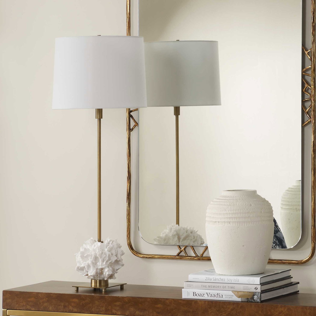 Caronia Coral Buffet Lamp, by Uttermost, 13" width x 35.5" height x 13" depth View 4