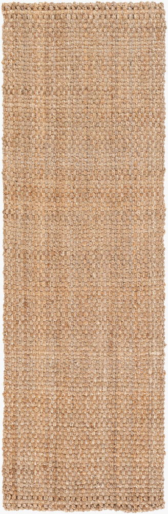 Jute Woven Handmade Rug, by Surya, 8' length x 2'6" width