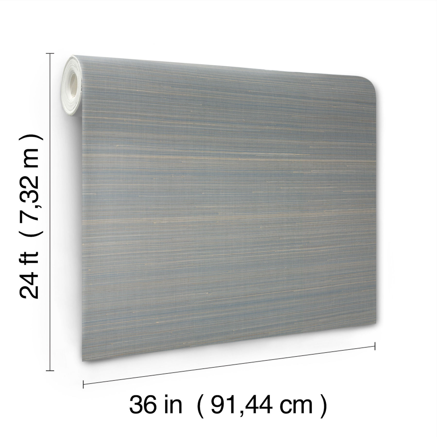 Abaca Weave Blue Wallpaper large image 