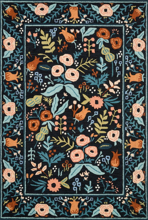 Rifle Paper Co. x Loloi Les Fleurs Rug