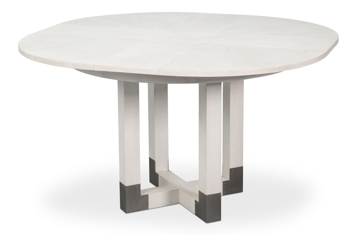 Brooklyn Jupe Table, by Sarreid, 4'8" length x 3'6" width x 2'6" height View 12