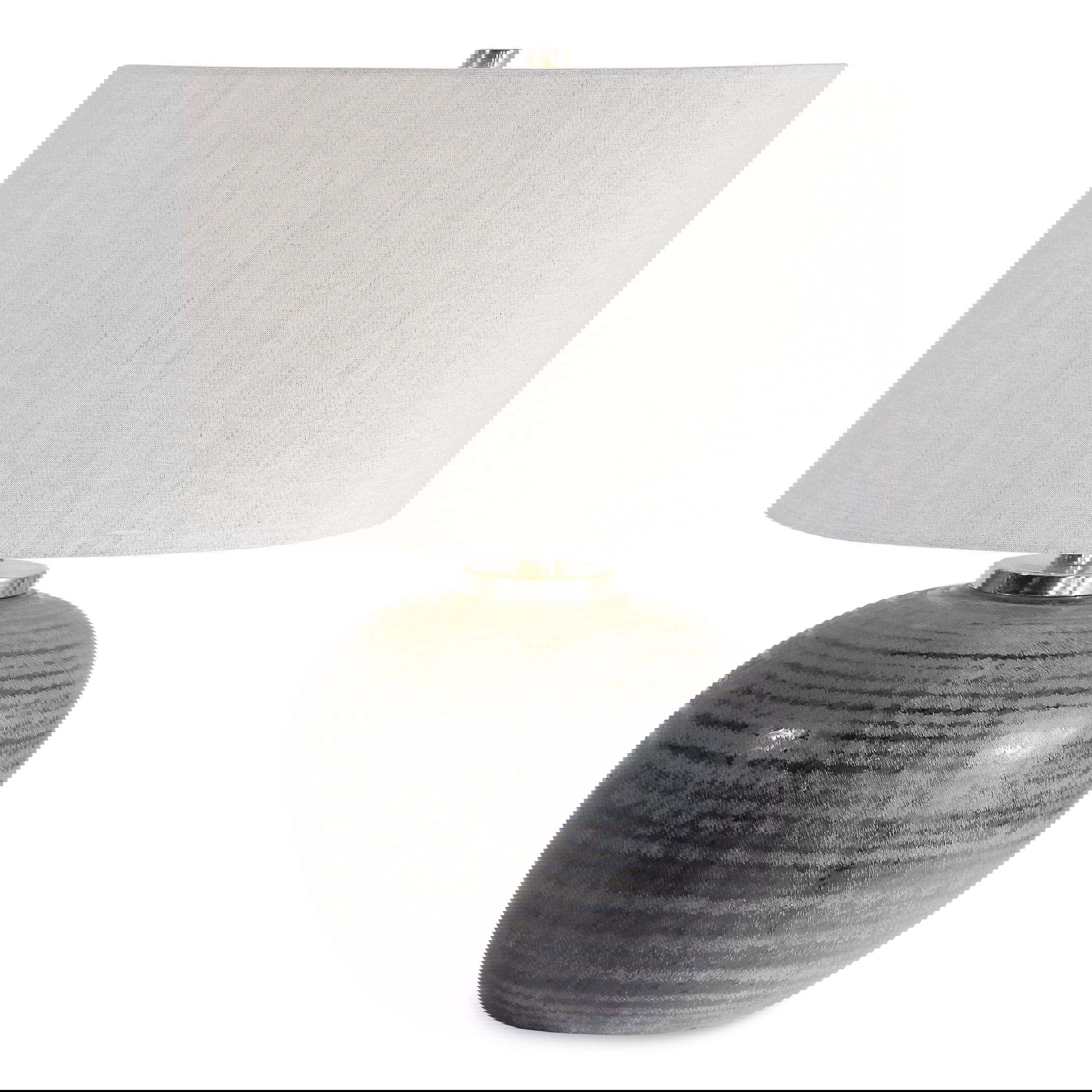 Mikkel Charcoal Table Lamp large image 
