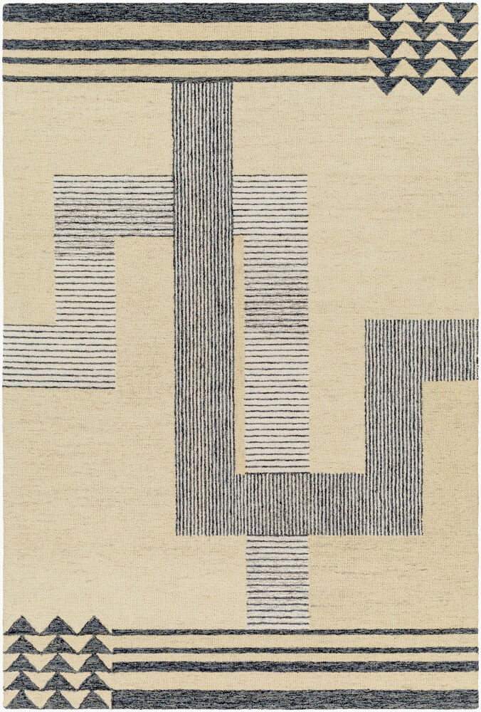 Granada Handmade Rug, by Surya, 1'6" length x 1'6" width