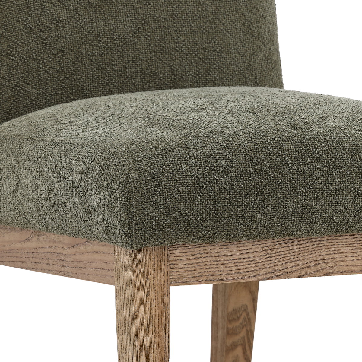 Weilan Dining Chair Olive, by Dovetail, 18.5" width x 33.75" height x 24" depth View 5