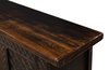Nader Persian Burnt Brown Sideboard, by Sarreid, 1'7" length x 8'2" width x 2'11" height thumbnail 7