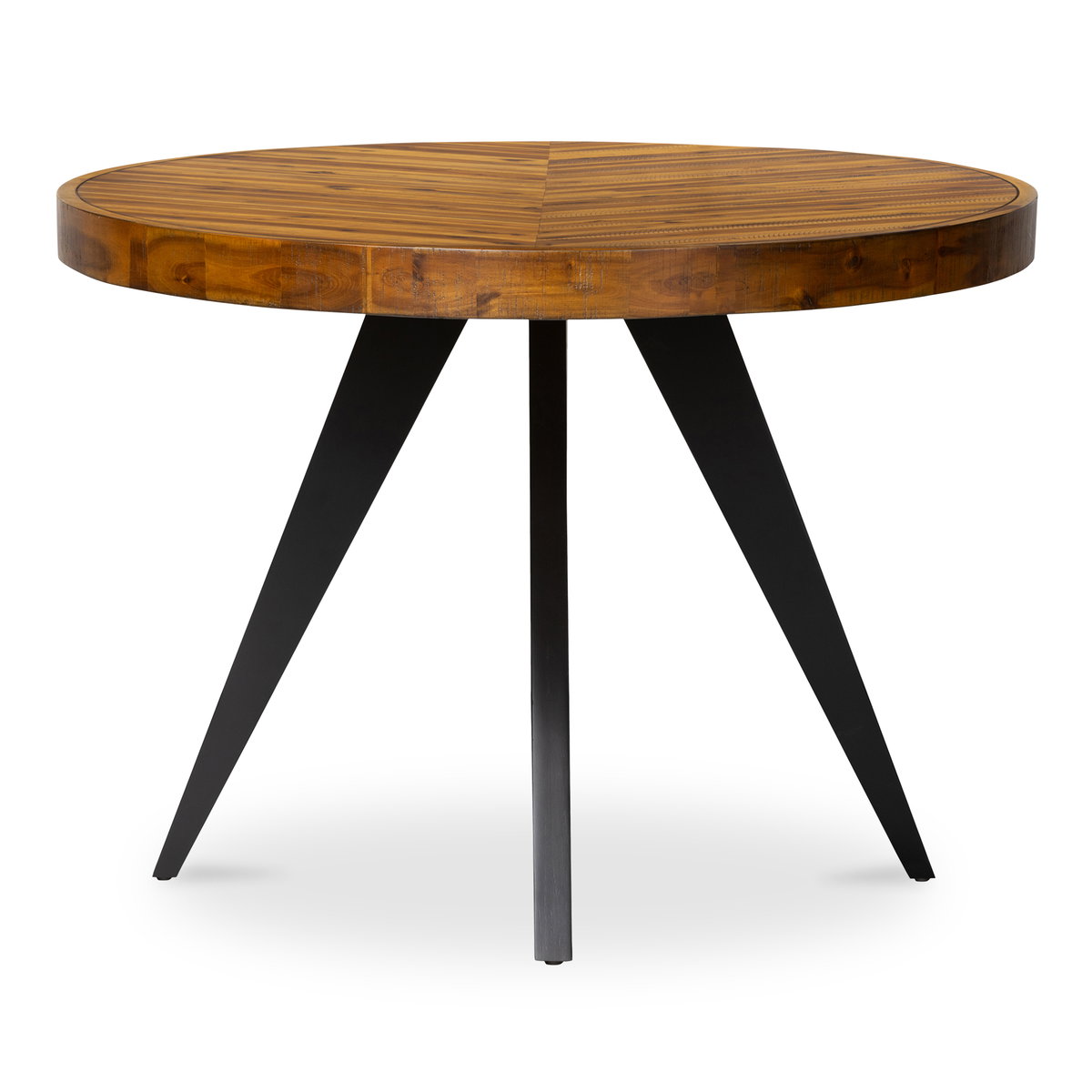 Parq Oval Dining Table Amber, by Moe's Home, 72" width x 30.5" height x 42.5" depth View 4