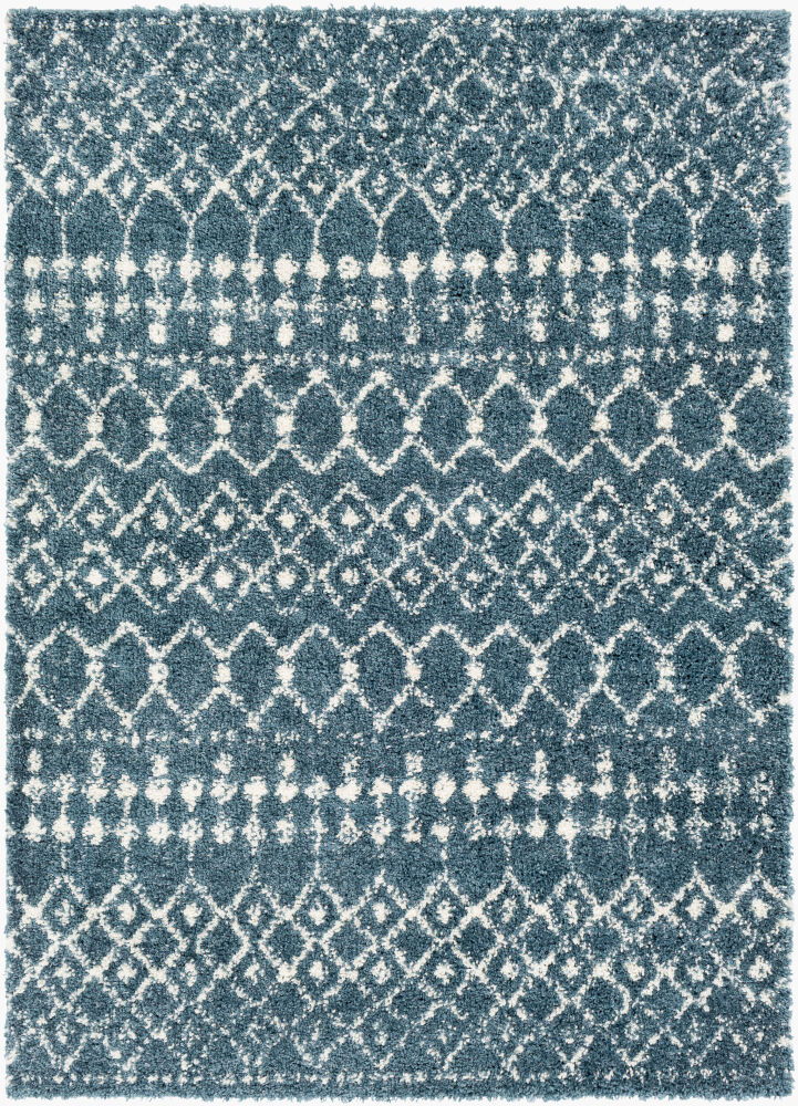 Maroc Shag Machine Woven Rug, by Surya, 7'2.61" length x 5'2.99" width