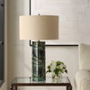 Loch Green Glaze Table Lamp, by Uttermost, 1'5" width x 2'4.25" height x 1'5" depth thumbnail 4