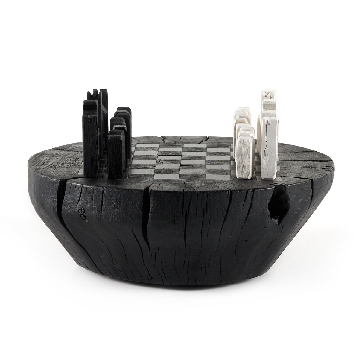 Modern Chess Set, Game Table by Four Hands, 16.5" width x 7" height x 16.5" depth View 1