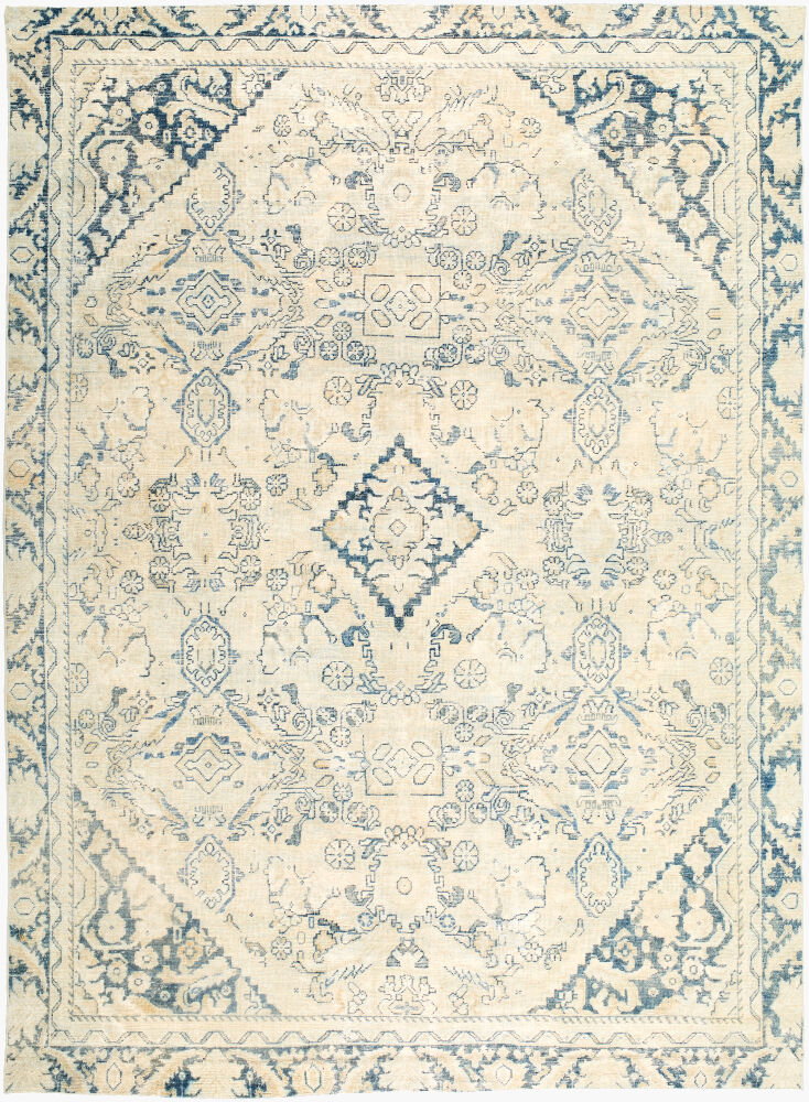 Antique One of a Kind Handmade Rug, by Surya, 11'4" length x 8'5" width