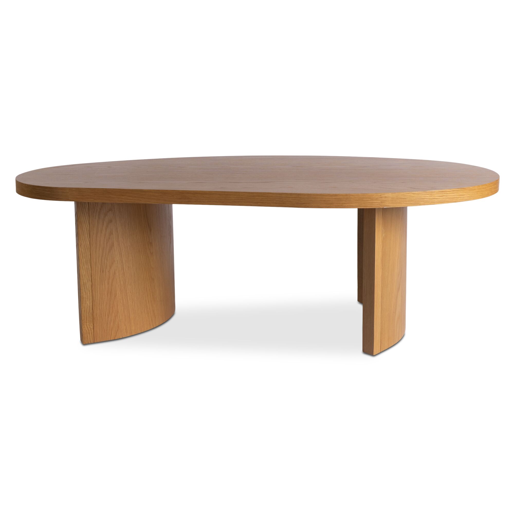 Louise Coffee Table Natural, by Moe's Home, 48" width x 16" height x 25.5" depth View 1