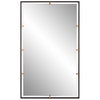 Egon Rectangular Bronze Mirror, by Uttermost, 2'5.87" width x 4'2" height x 1.62" depth thumbnail 1