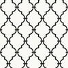 Modern Trellis Black Peel & Stick Wallpaper, by York Wall, 16'6" length x 1'8.5" width x 0.02" depth thumbnail