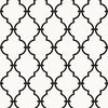 Modern Trellis Black Peel & Stick Wallpaper, by York Wall, 16'6" length x 1'8.5" width x 0.02" depth thumbnail