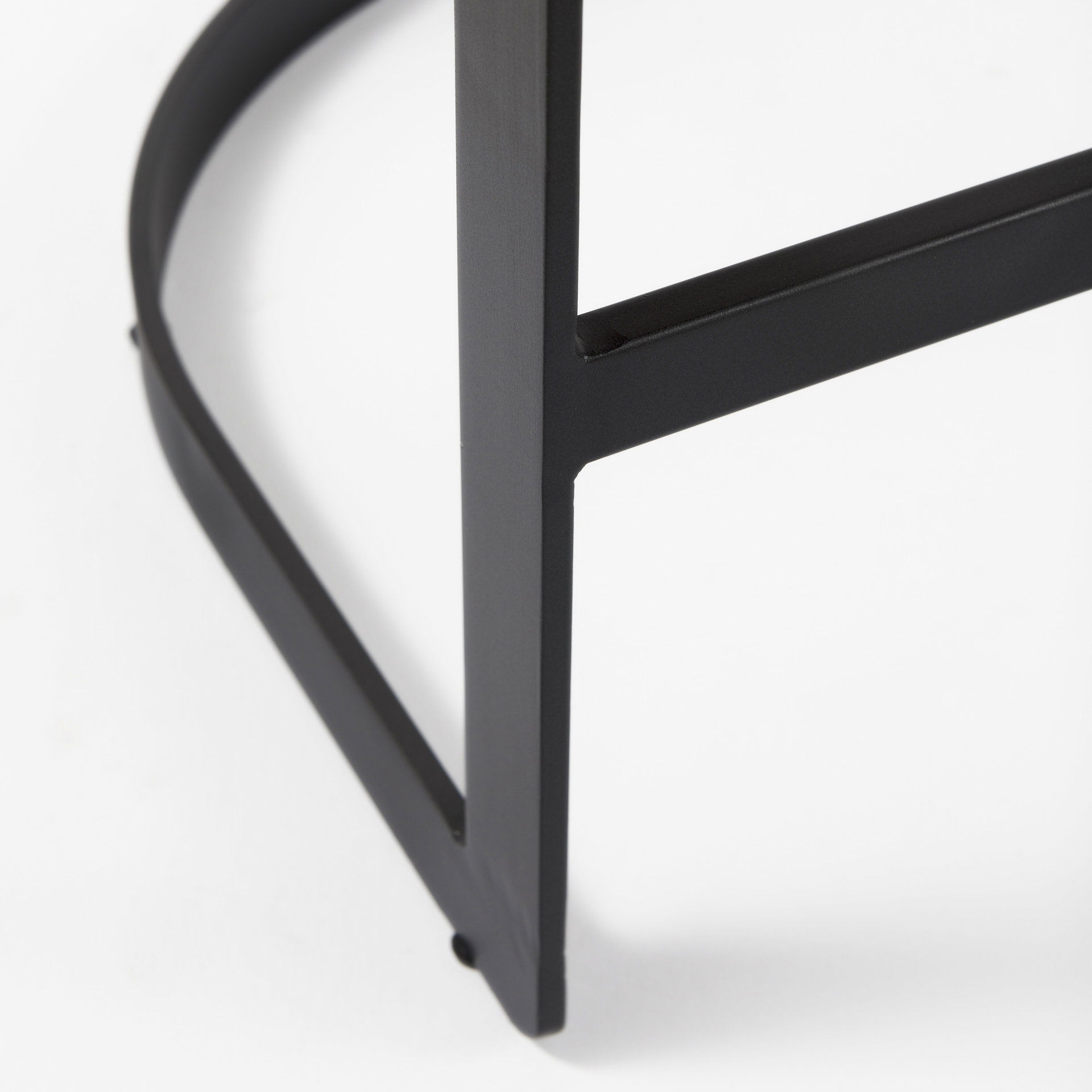 Hollyfield II Gray Fabric Seat with Gray Metal Base Counter Stool, Counter & Bar Stool by Mercana, 20.5" length x 19.7" width x 28.7" height View 14