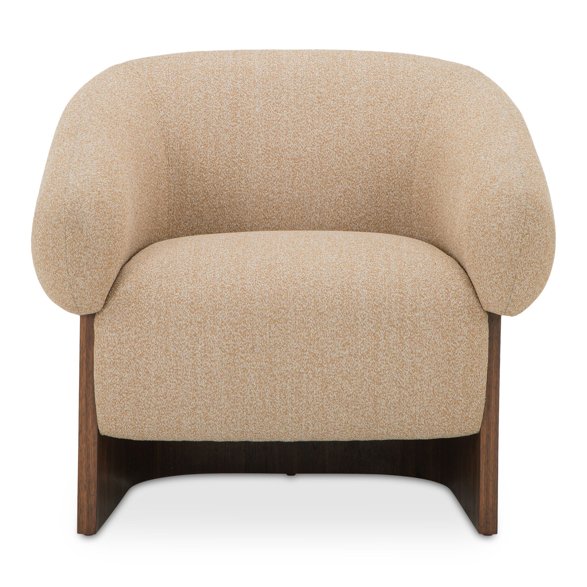 Otto Accent Chair Flecked Tan, by Moe's Home, 33.27" width x 29.5" height x 29.7" depth View 1
