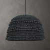 Persephone Black Bead 1 Light Pendant, Mini Light Pendant by Uttermost, 20.75" width x 13" height x 20.75" diameter x 20.25" depth thumbnail 2