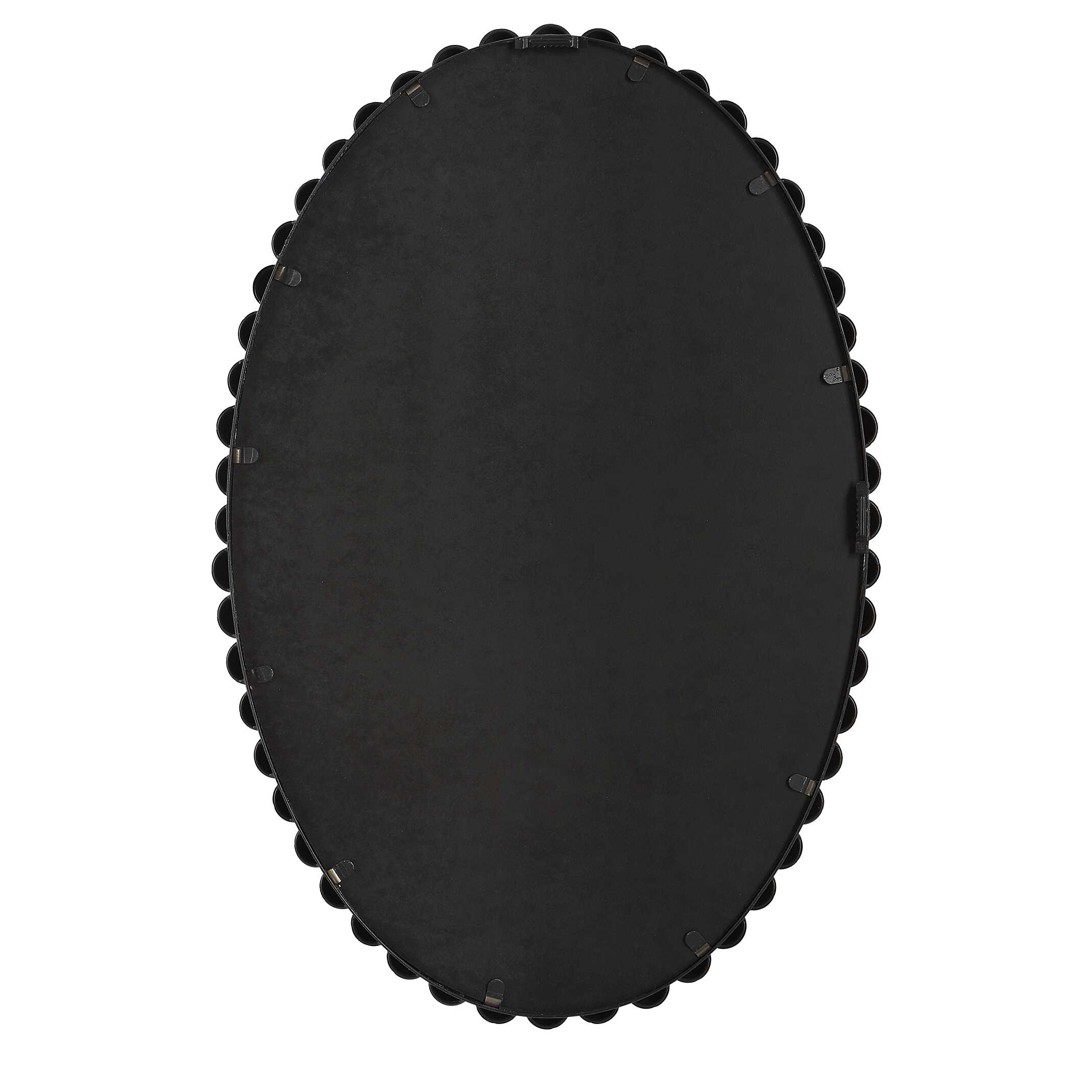 Serna Black Oval Mirror Serna Black Oval Mirror large image