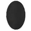 Serna Black Oval Mirror 6 Serna Black Oval Mirror thumbnail 6