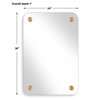 Hamrick Frameless Mirror, by Uttermost, 2' width x 3' height x 1" depth thumbnail 3