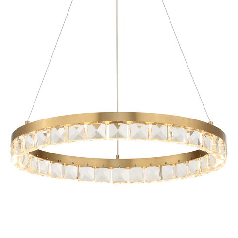 Segovia Round Crystal LED Chandelier