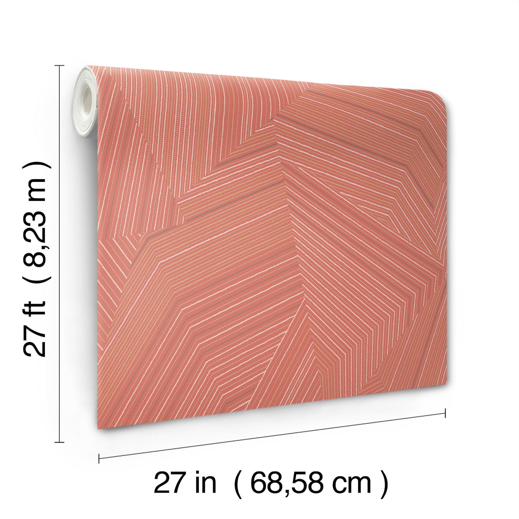 Dotted Maze Desert Red Wallpaper large image 