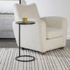 Brunei Nickel Accent/Drink Table, Side & End Table by Uttermost, 12.5" width x 24" height x 12.5" depth thumbnail 2
