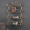 Auley Gold Wall Shelf, Sculptural Wall Art by Uttermost, 31.5" width x 39.5" height x 11.75" depth thumbnail 2
