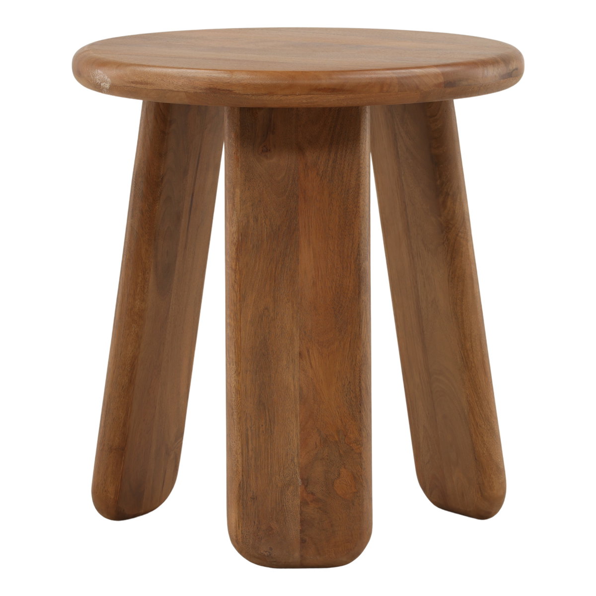 Winsor Side Table Brown, Side & End Table by Dovetail, 20" width x 22" height x 20" diameter x 20" depth View 1