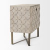 Excelsior 36.0L x 18.0W x 32.5H Light Brown Wood Gold Iron Base Accent Cabinet, Cabinets & Chest by Mercana, 36.5" length x 18.5" width x 32.5" height thumbnail 7
