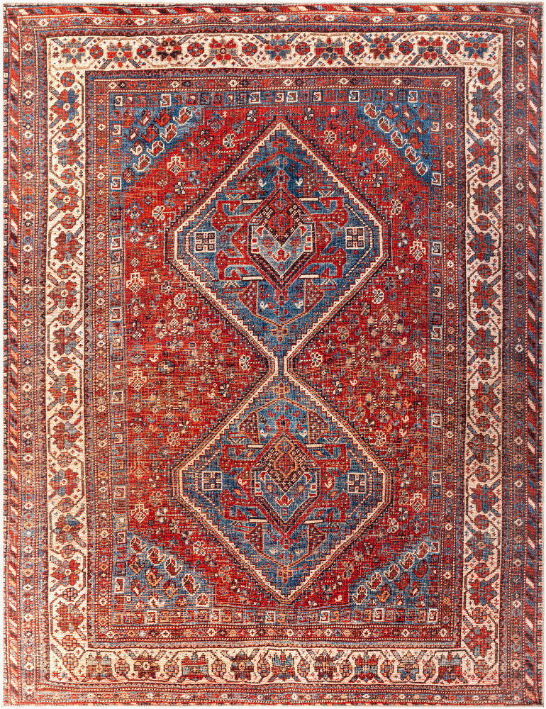 Amelie Machine Woven Rug, by Surya, 1'3.75" length x 1'3.75" width