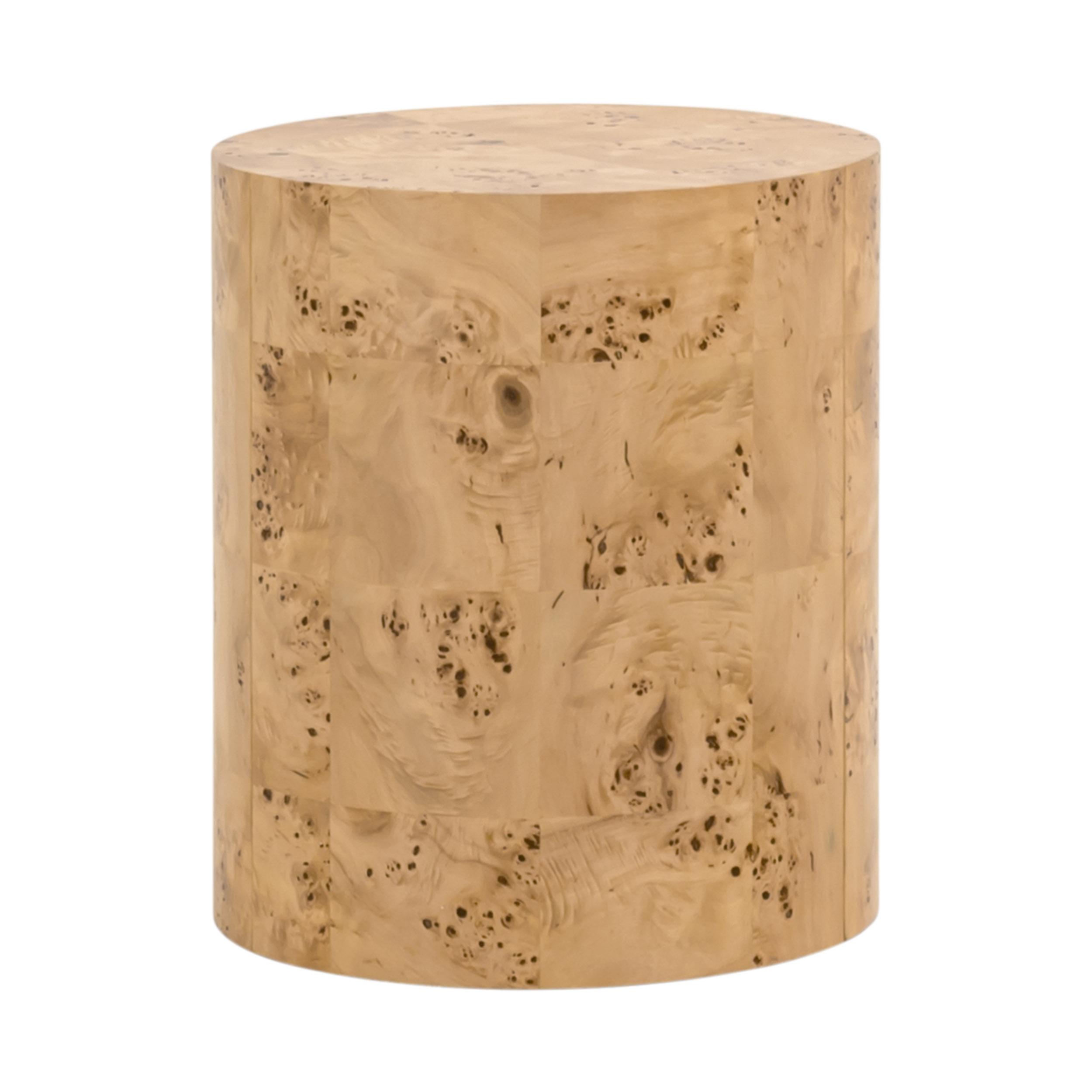 Burl Accent Table, Side & End Table by Essentials for Living, 18" width x 21" height x 18" depth View 1