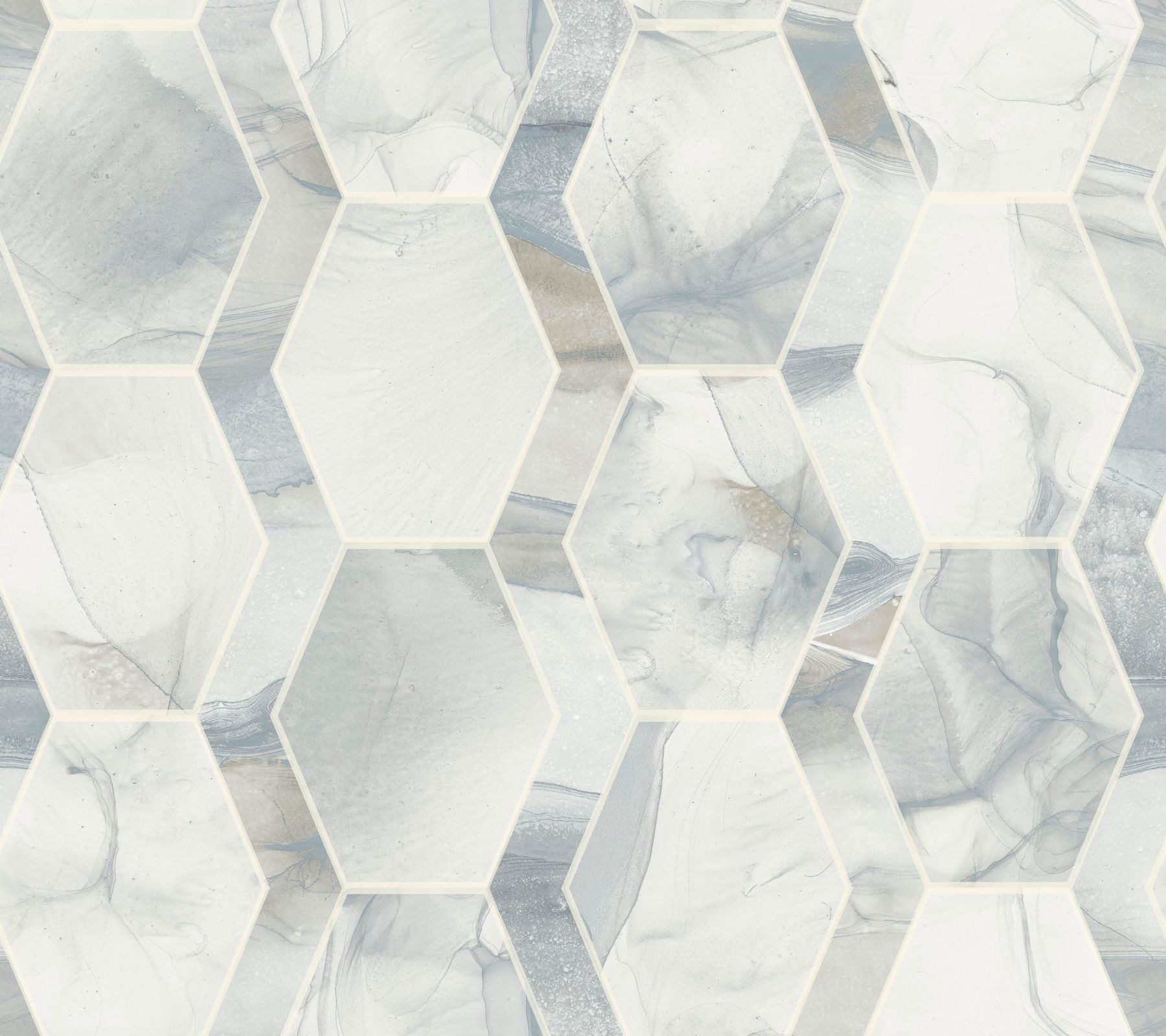 Earthbound Blue & Grey Wallpaper, by York Wall, 27' length x 2'3" width x 0.02" depth View 1