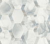 Earthbound Blue & Grey Wallpaper, by York Wall, 27' length x 2'3" width x 0.02" depth thumbnail 1