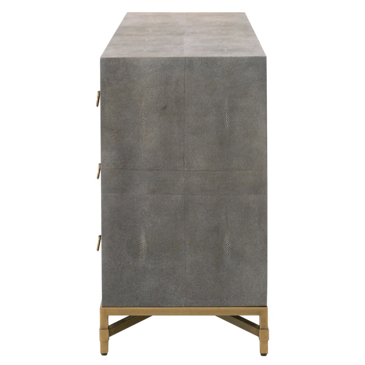 Strand Shagreen 6-Drawer Double Dresser, by Essentials for Living, 68" width x 37.5" height x 20" depth View 6