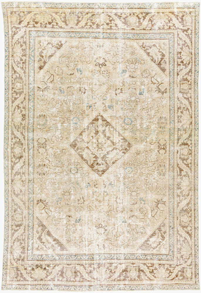 Antique One of a Kind Handmade Rug, by Surya, 11'3" length x 8'8" width
