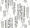 Deco Wisteria Black Metallic Wallpaper thumbnail 0