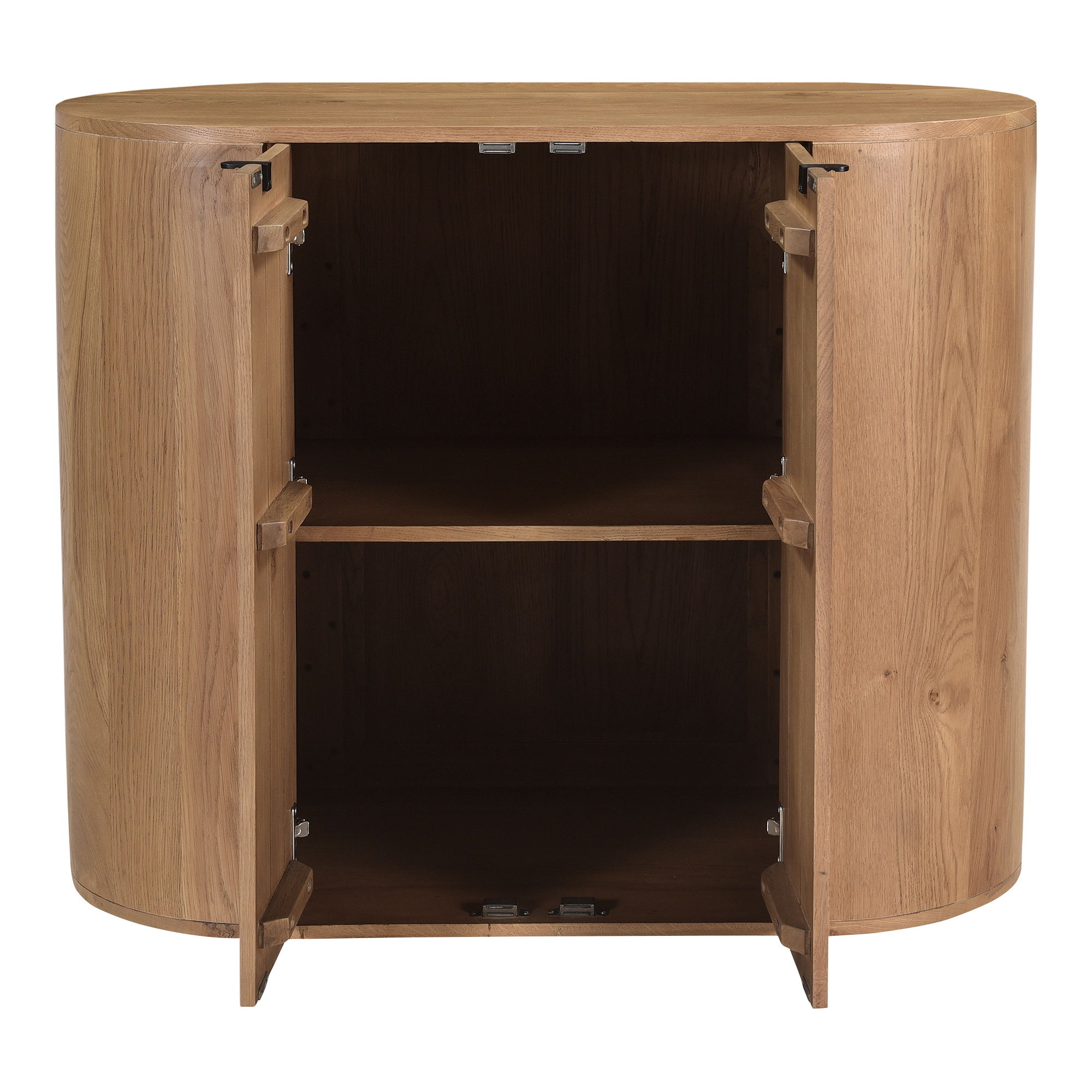 Theo Cabinet Natural, Cabinets & Sideboard by Moe's Home, 40" width x 32" height x 19" depth View 2