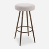 Braven White Fabric Counter Stool thumbnail 0