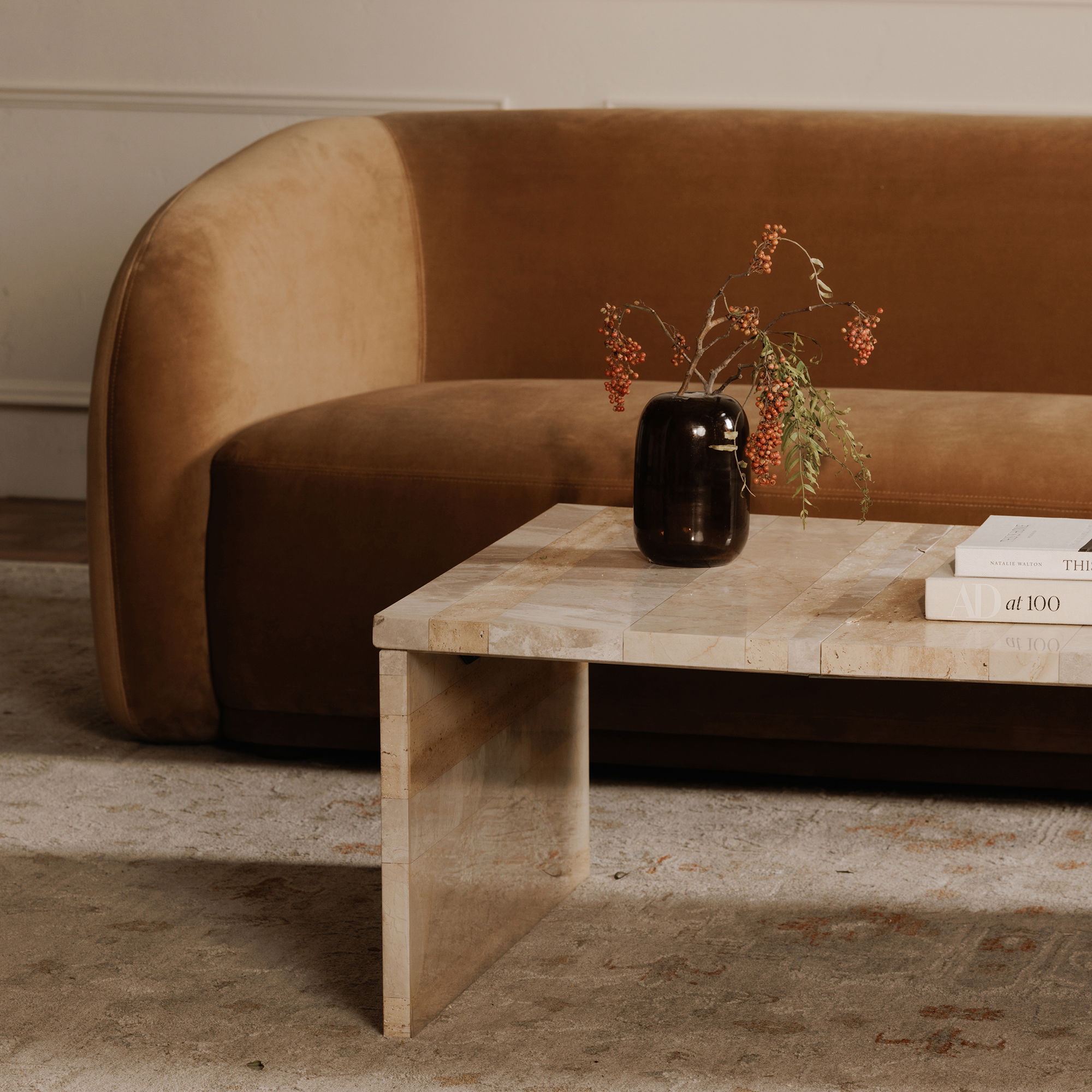 Rosa Coffee Table Mixed Marble large image 