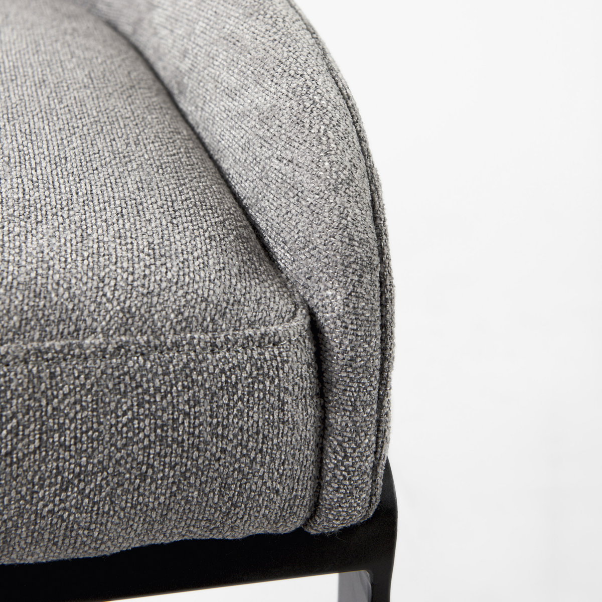 Hollyfield Low Back 28.7in Seat Bar Stool | II Gray Fabric with Counter, Counter & Bar Stool by Mercana, 20.5" length x 19.7" width x 28.7" height View 12