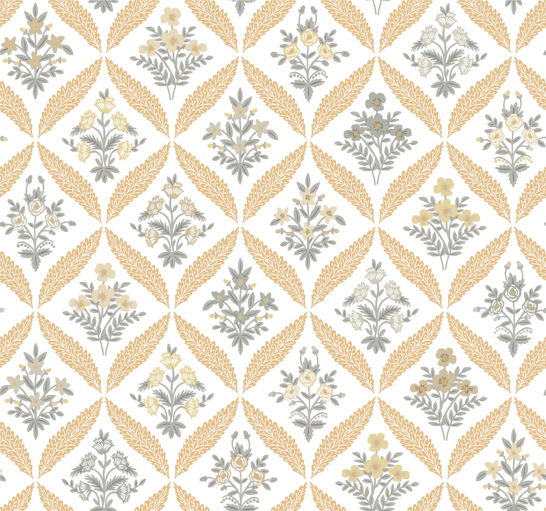 Estee Garden Gold Wallpaper large image 