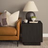 Hayden Dark Brown Wood End/Side Table, Side & End Table by Mercana, 22" length x 22" width x 24" height thumbnail 3