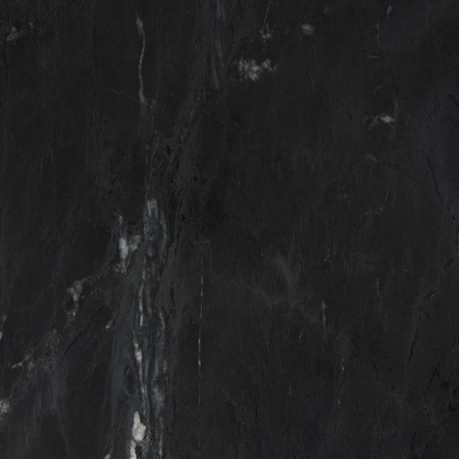 Reinhold II 21L x 21W x 21H Black Marble Top Iron Side Table large image 