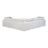 Terra Condo Classic L-shaped Modular Sectional Cream White thumbnail 3