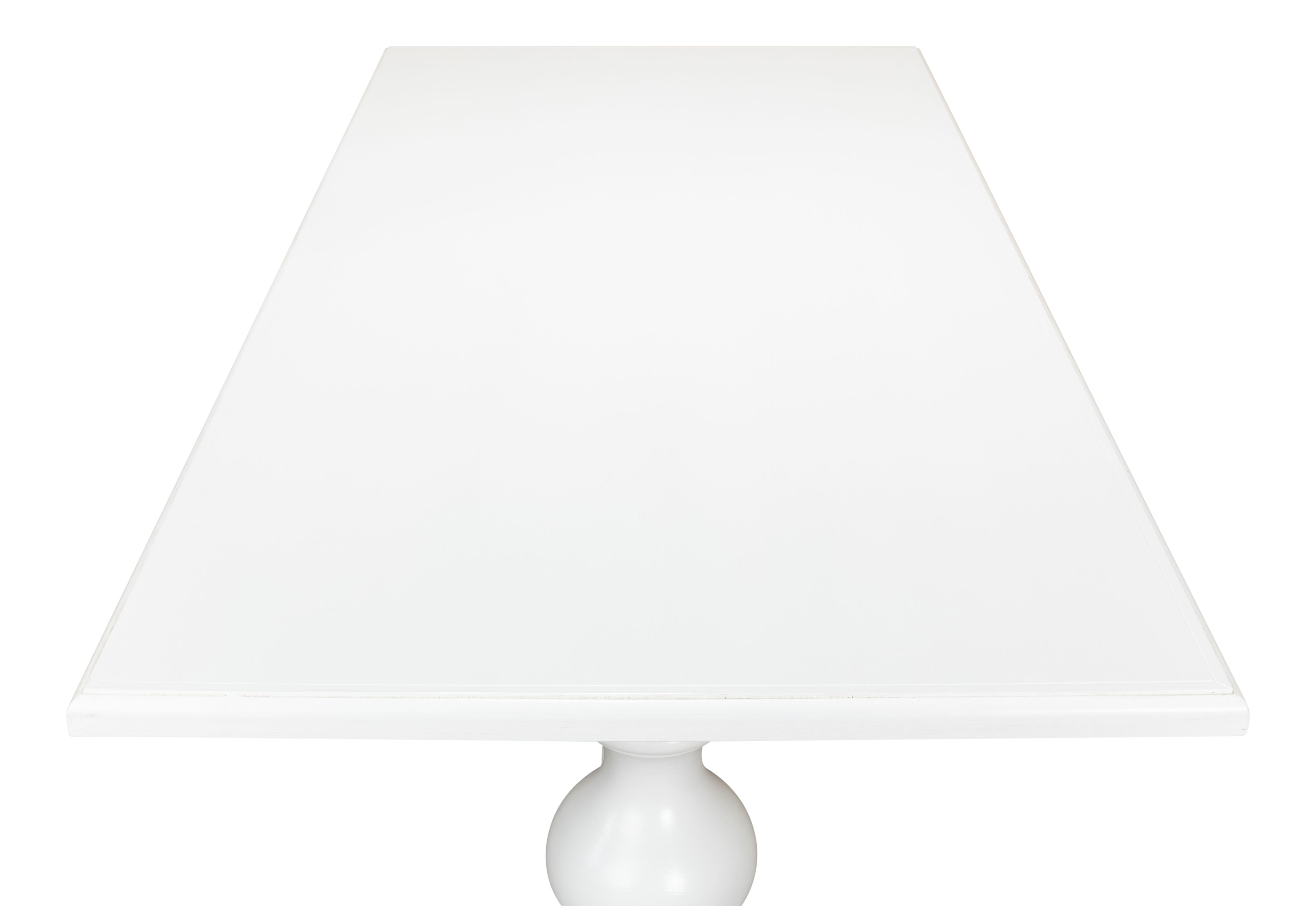 *Lionisio Trestle Table, Cortina White, Dining Table by Sarreid, 84" length x 41" width x 30" height View 5