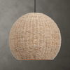 Seagrass 1 Light Dome Pendant, Ceiling Light by Uttermost, 24" width x 21.75" height x 24" diameter thumbnail 2