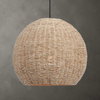 Seagrass 1 Light Dome Pendant, by Uttermost, 24" width x 21.75" height x 24" diameter thumbnail 2