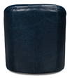 Coolidge Leather Swivel Chair  Blue, by Sarreid, 2'4" length x 2'6" width x 2'7" height thumbnail 10